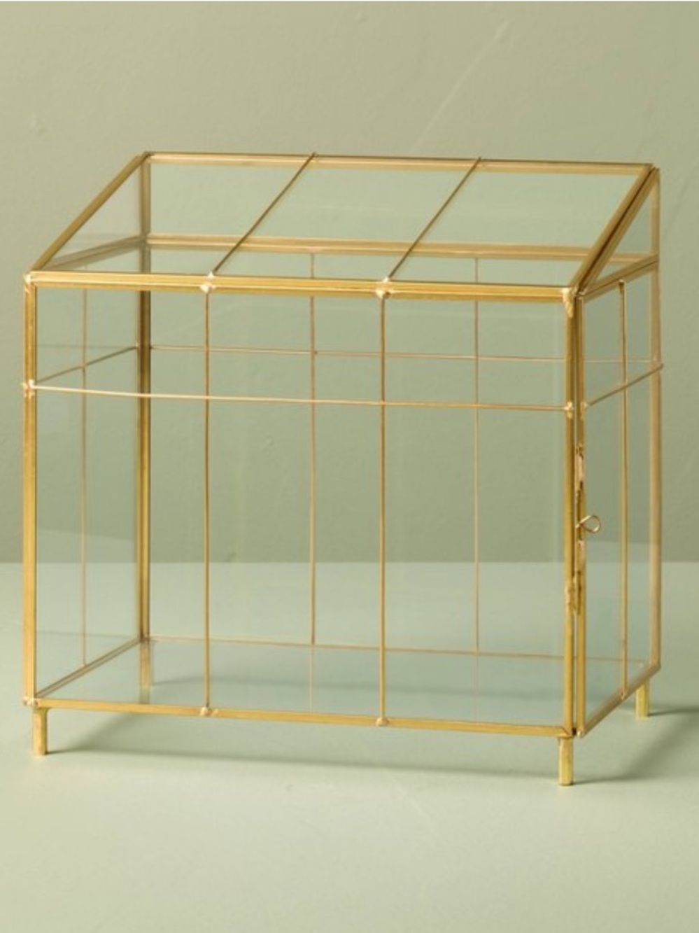 HEARTH & HAND NWT Mini Greenhouse Brass
